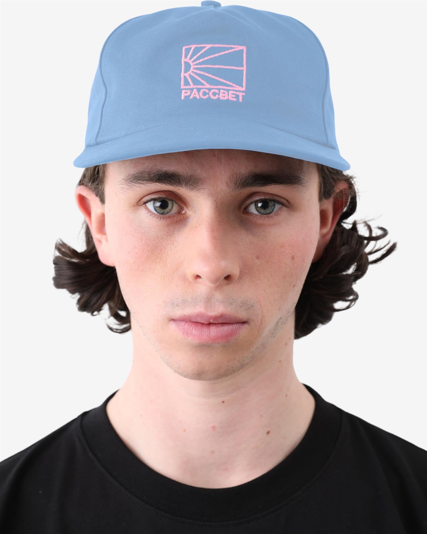 LOGO CAP WOVEN - LIGHT BLUE