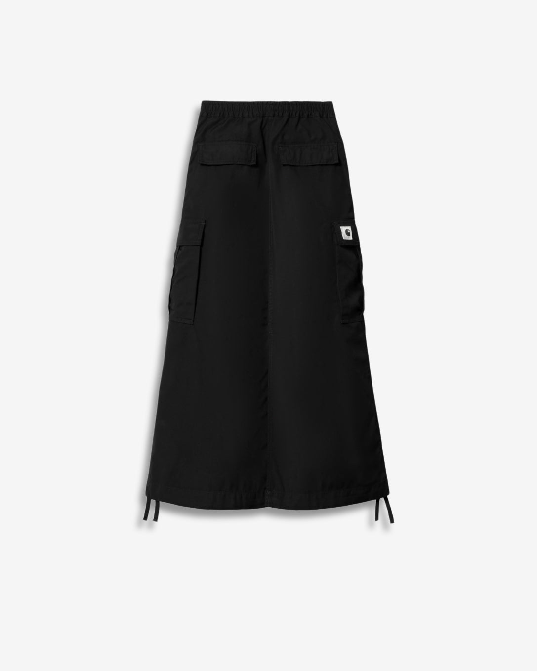 W' CARGO SKIRT LONG - BLACK