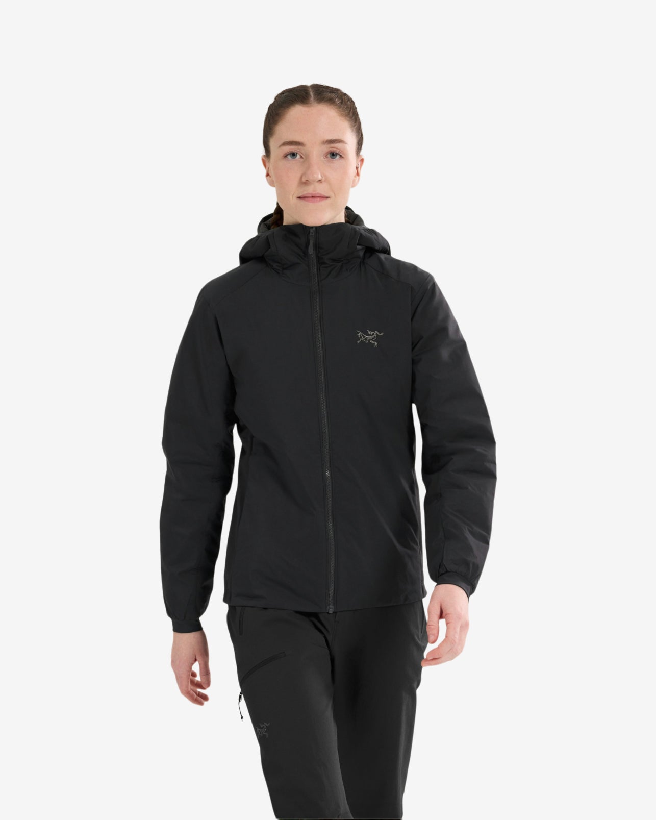 ATOM HOODY W - BLACK