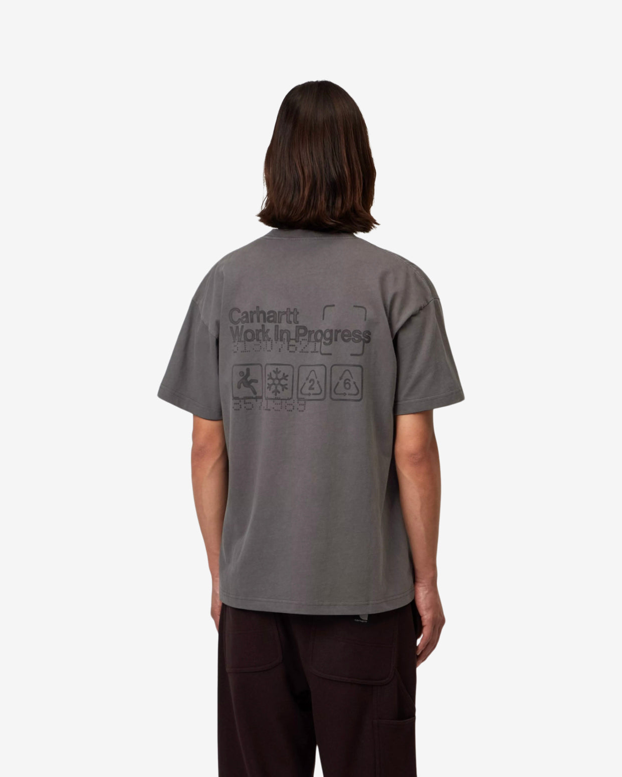 S/S BOXED T-SHIRT - SOOT