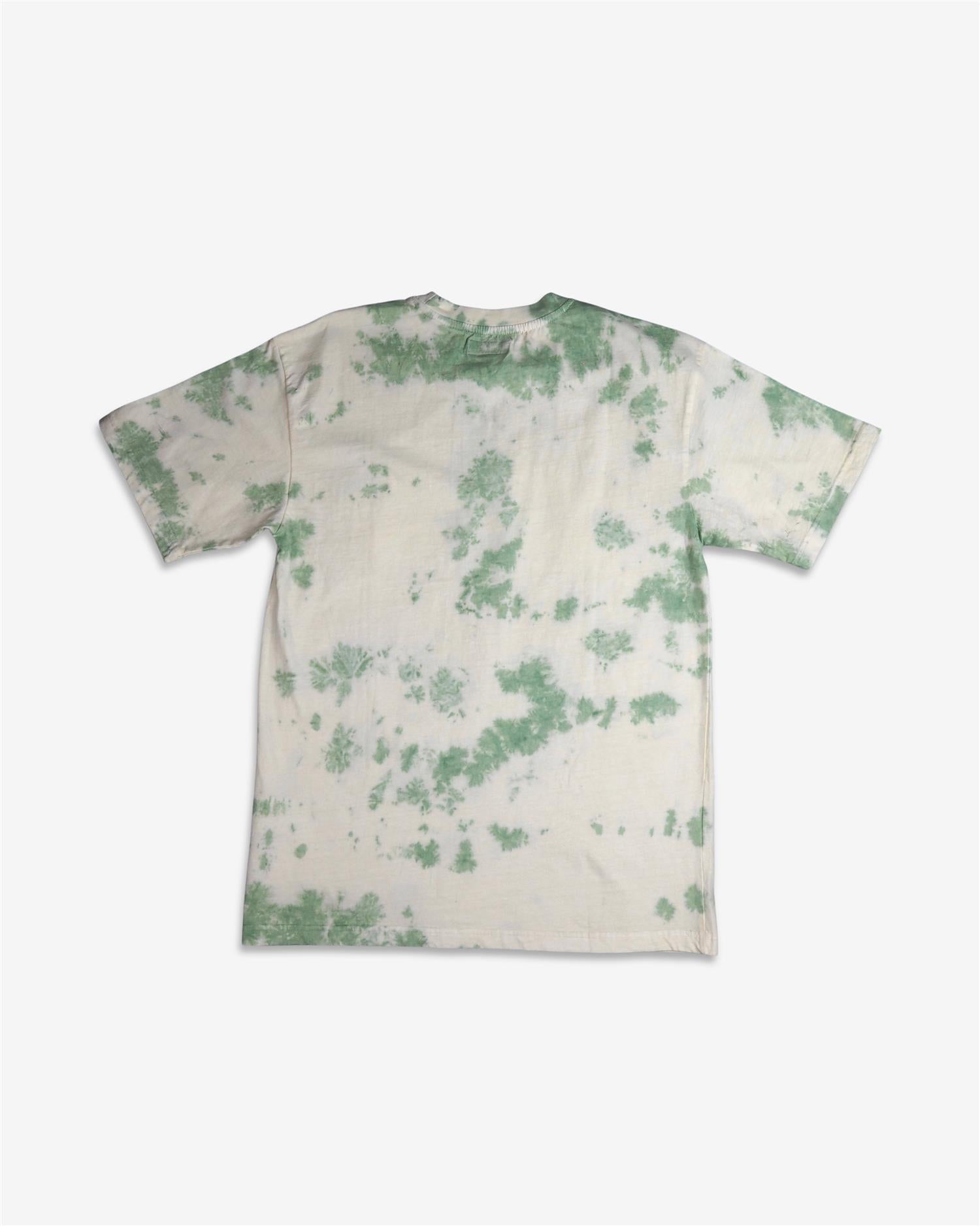 MARKET ARC HERBAL REMEDY TIE-DYE T-SHIRT - GREEN/YELLOW