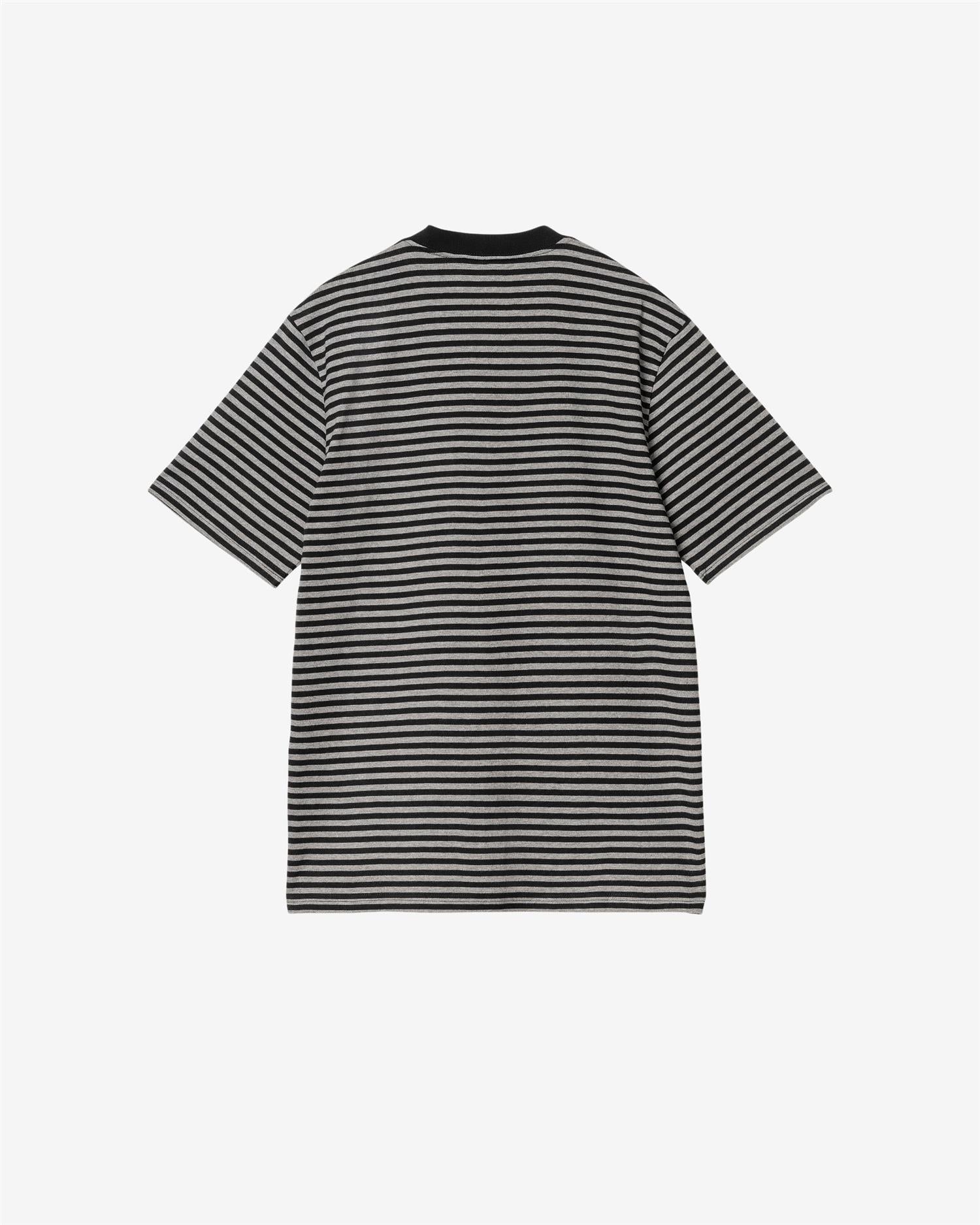 S/S VERNER POCKET T-SHIRT - BLACK/GREY