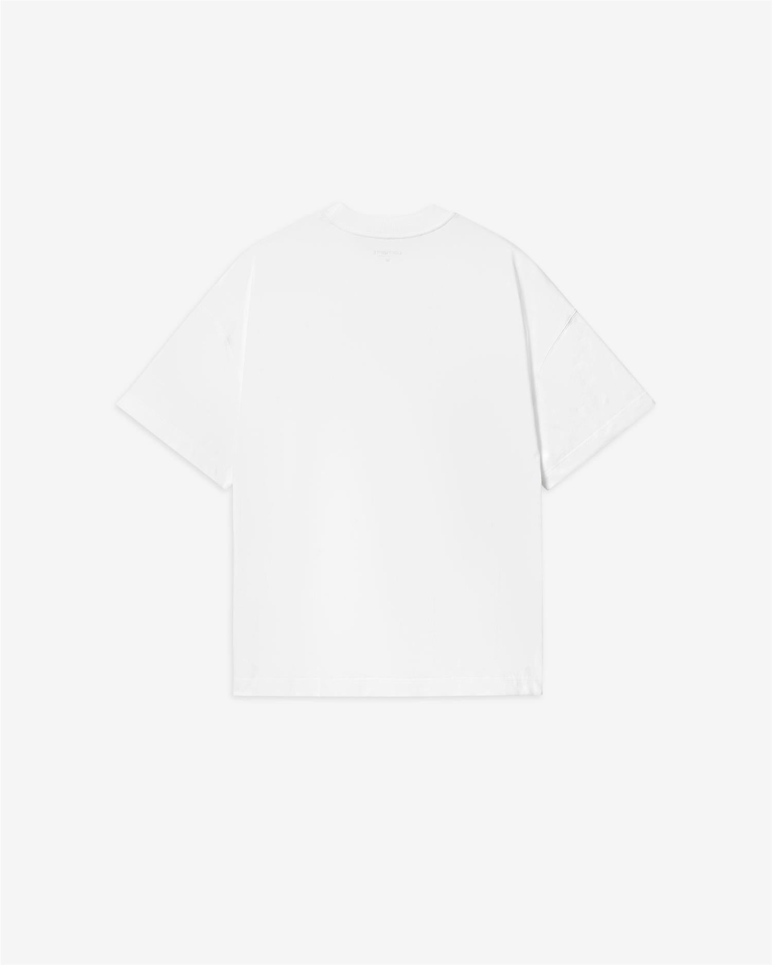 S/S BODY OF WORK T-SHIRT - WHITE/BLACK