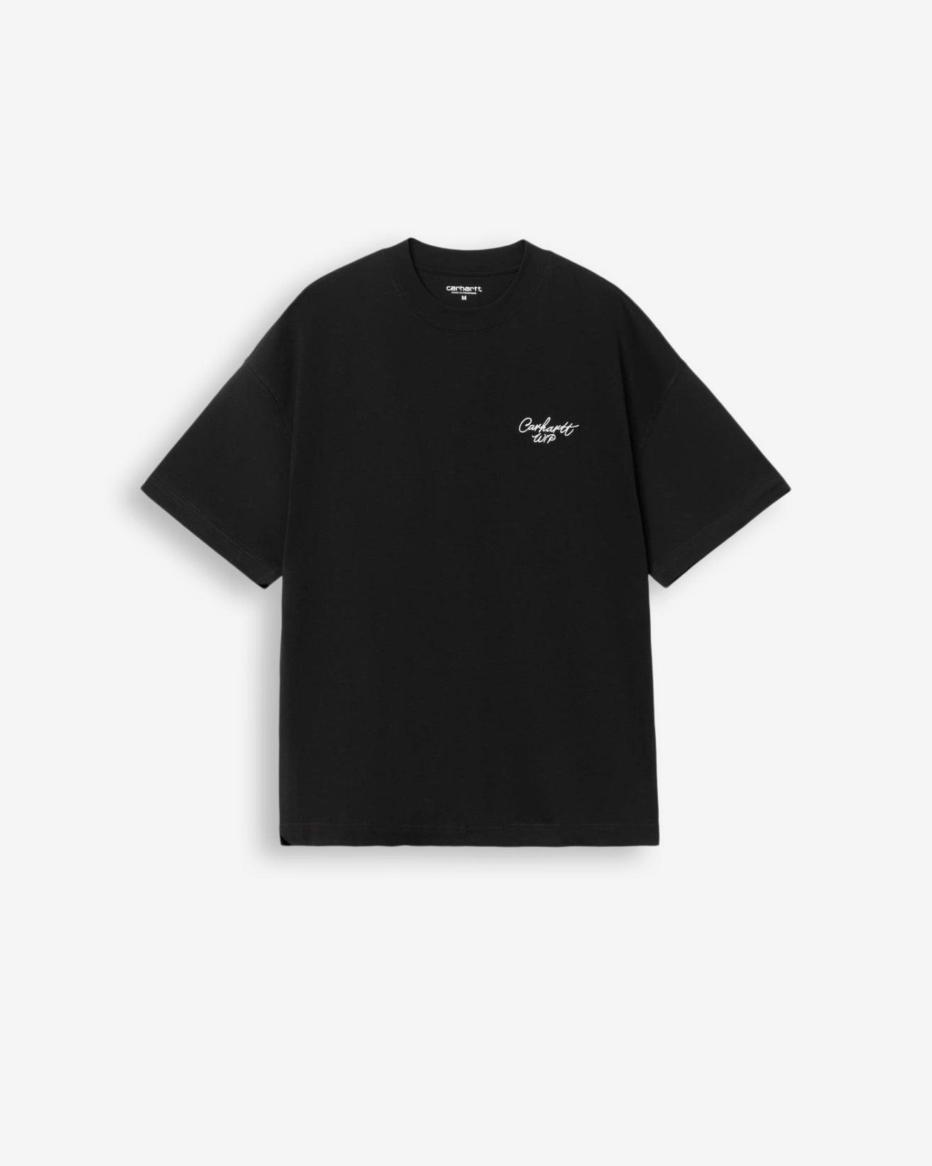 S/S SIGNATURE SCRIPT T-SHIRT - BLACK/WAX