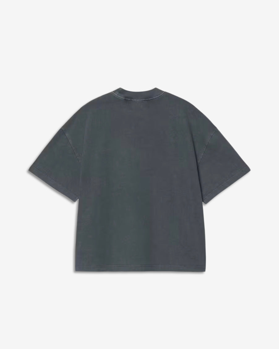 S/S BENTON T-SHIRT - CARBON GARMENT DYED