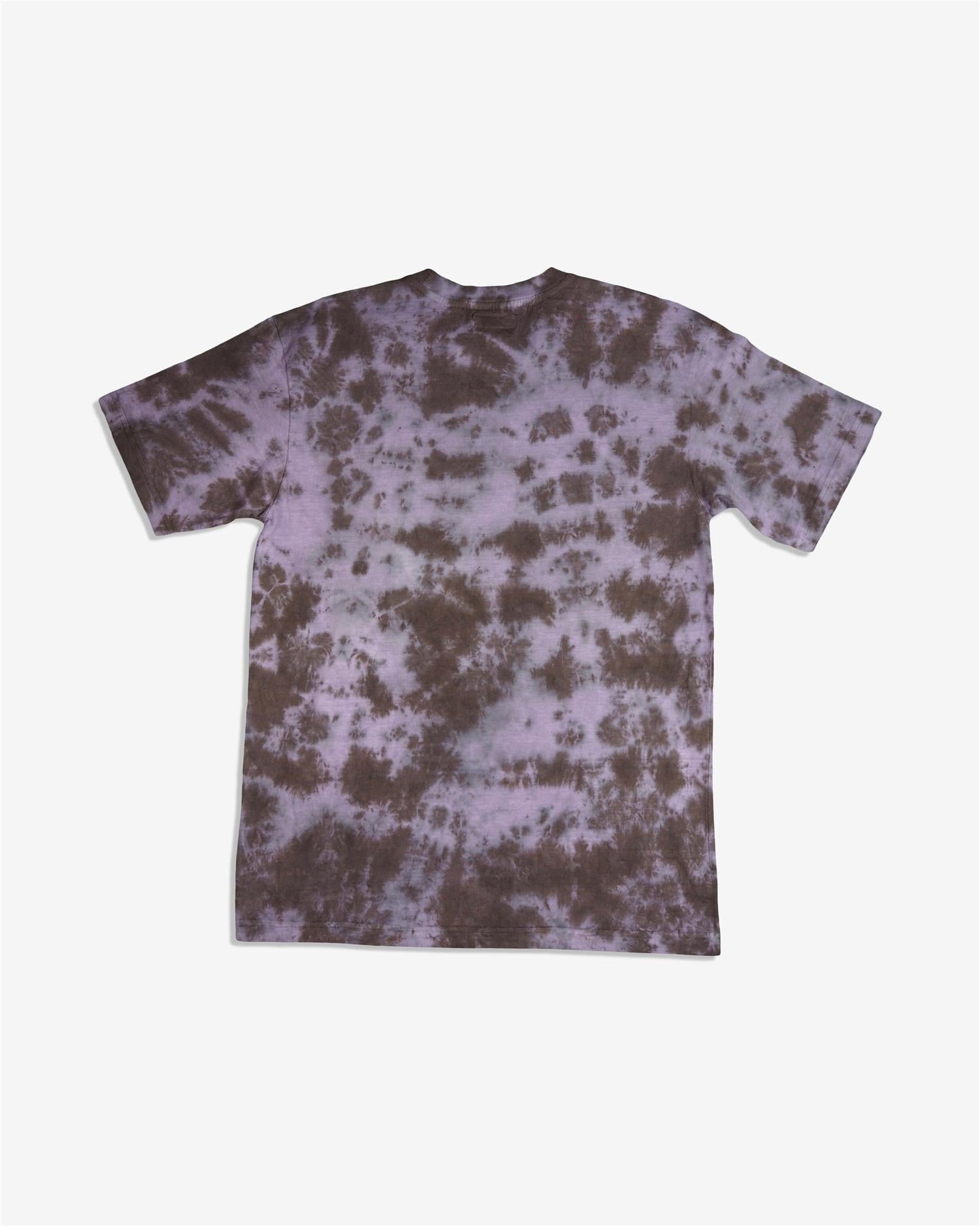 MARKET ARC HERBAL REMEDY TIE-DYE T-SHIRT - PURPLE/GRAY