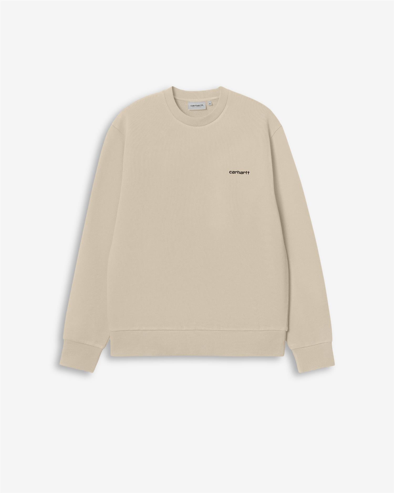 SCRIPT EMBROIDERY SWEAT - WALL/BLACK