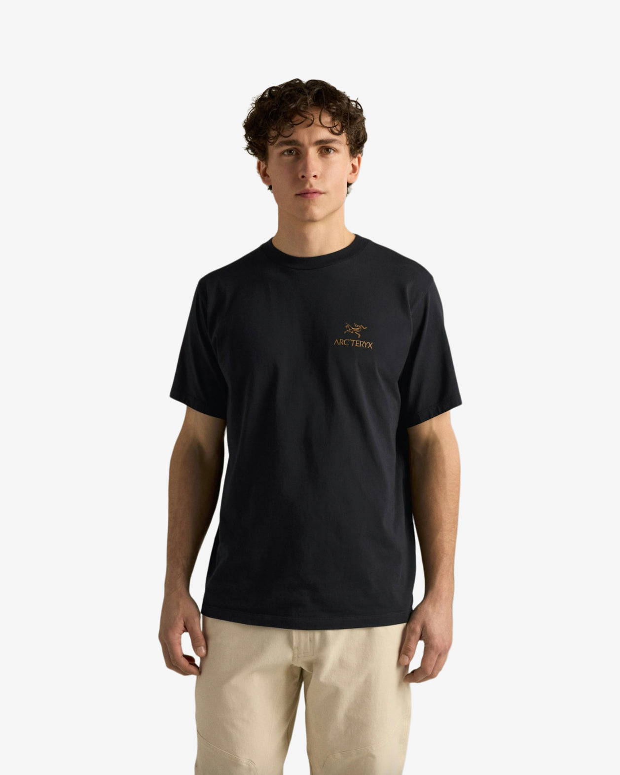 KRAGG SL COTTON BIRD WORD SS - 24K BLACK