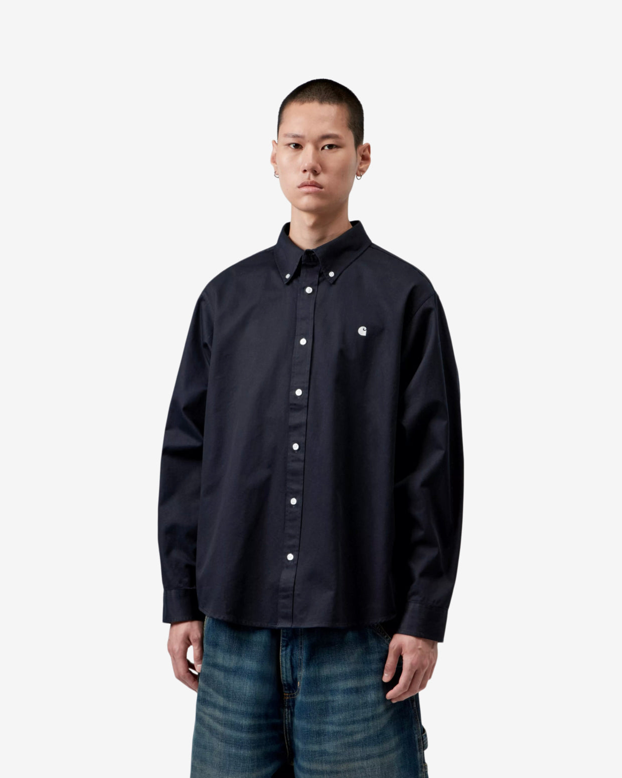 L/S OG MADISON SHIRT - DARK NAVY