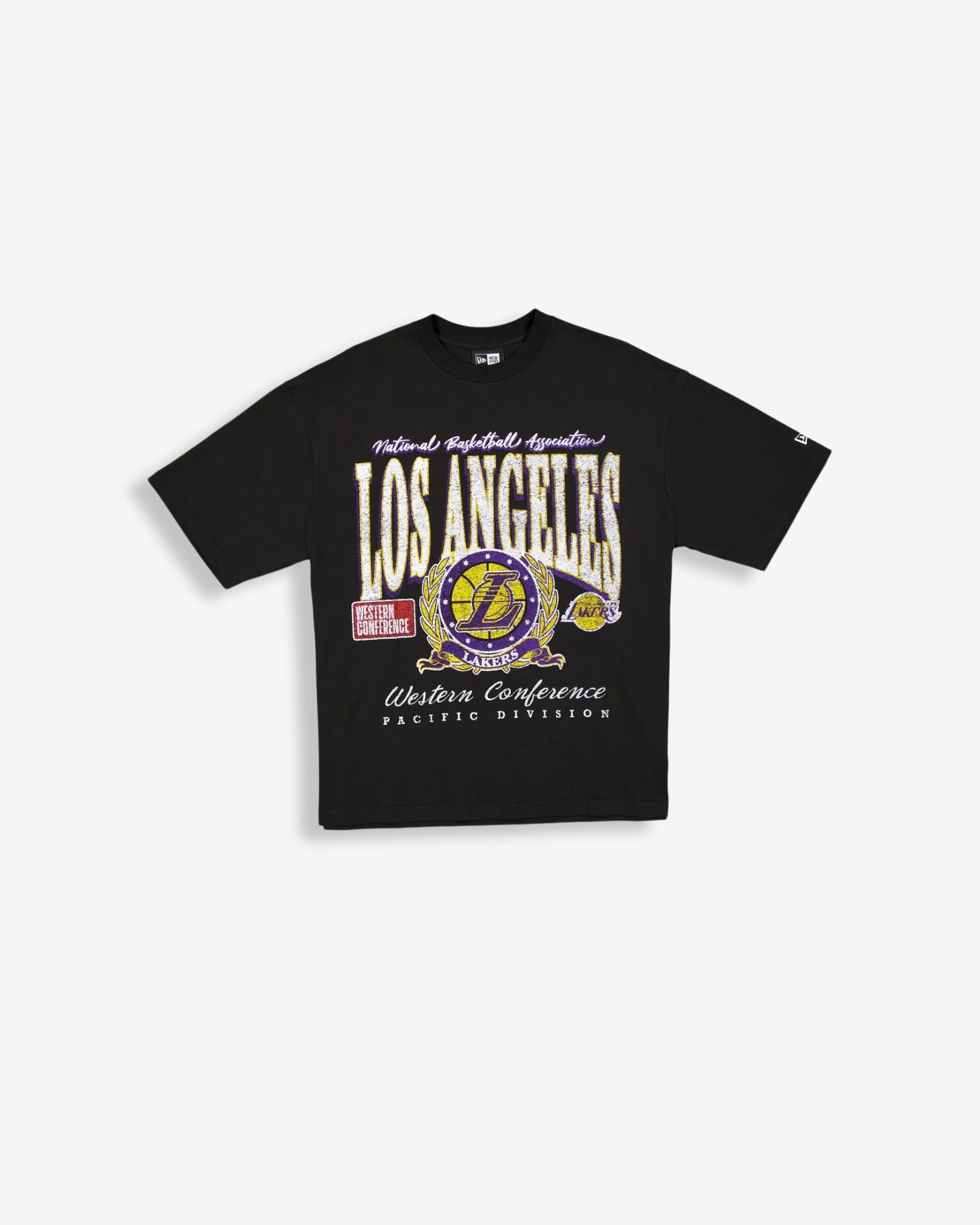 LOS ANGELES LAKERS ESSENTIAL T-SHIRT - BLACK