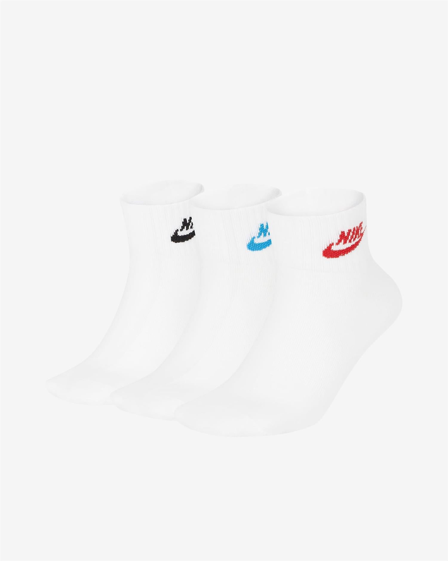NSW EVERYDAY ESSENTIAL ANKLE SOCKS 3PR - MULTI