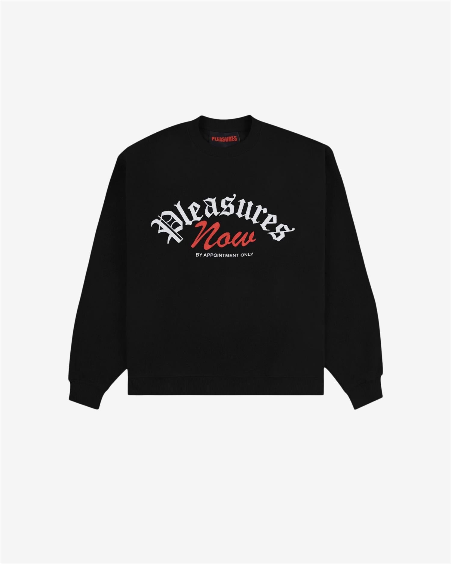 APPOINTMENT FLEECE CREWNECK - BLACK