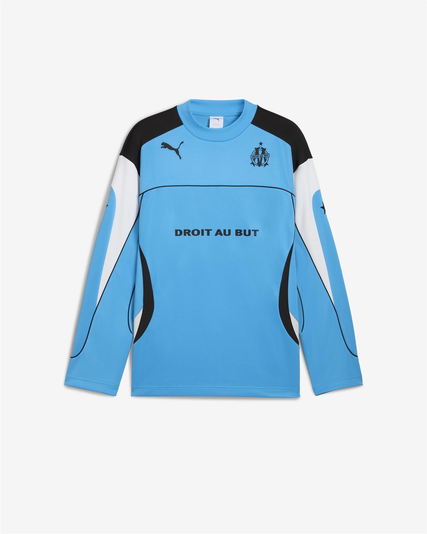 OLYMPIQUE DE MARSEILLE CLRT LS JERSEY - BLEU AZUR