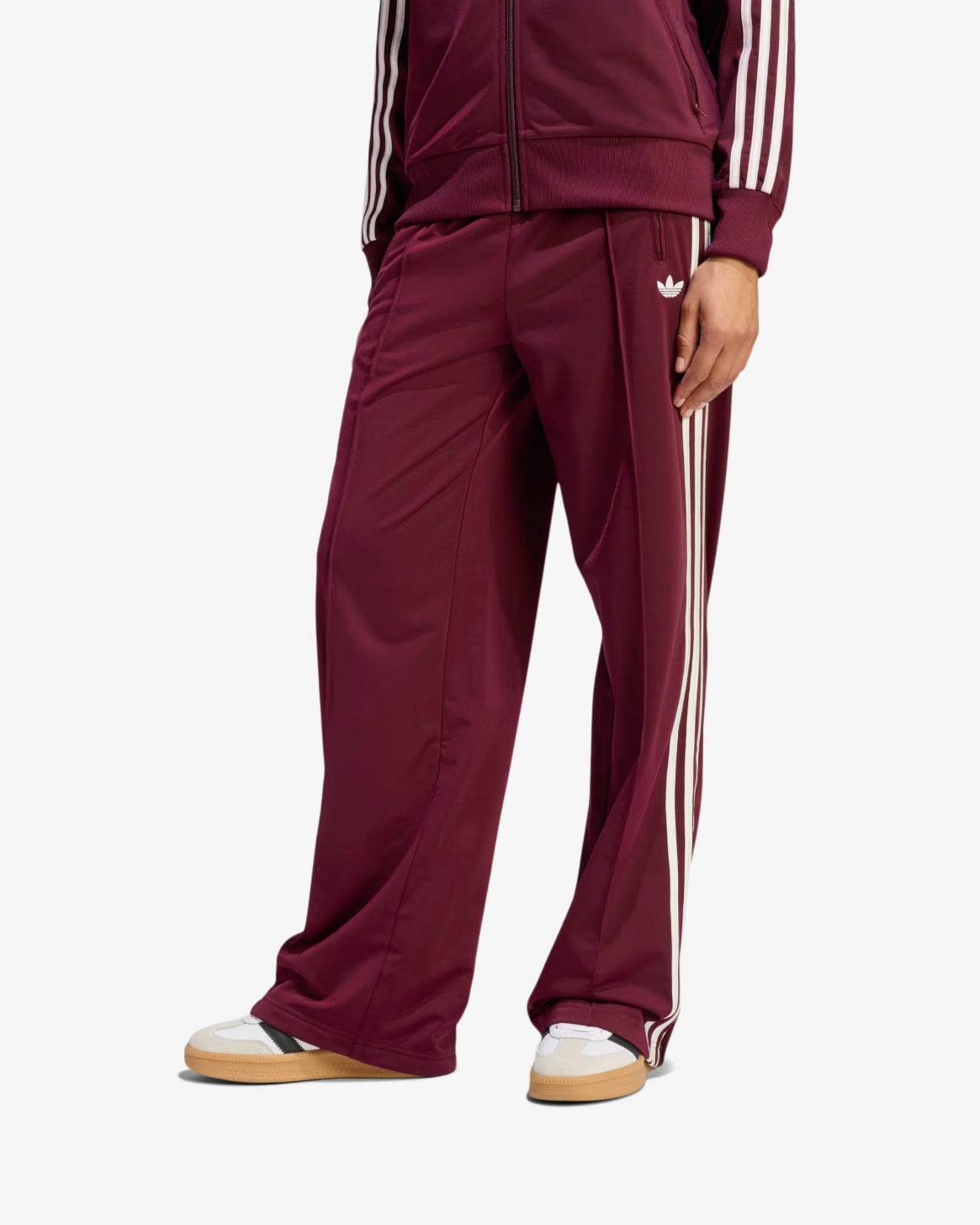 FIREBIRD LOOSE TP - MAROON/OFF WHITE