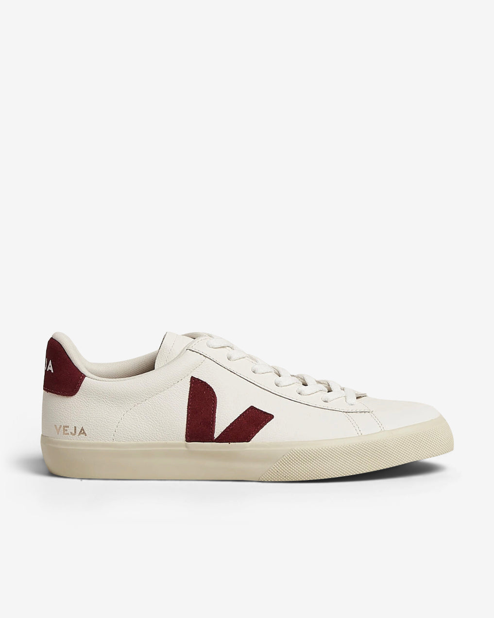 W CAMPO LEATHER - WHITE/GRENAT