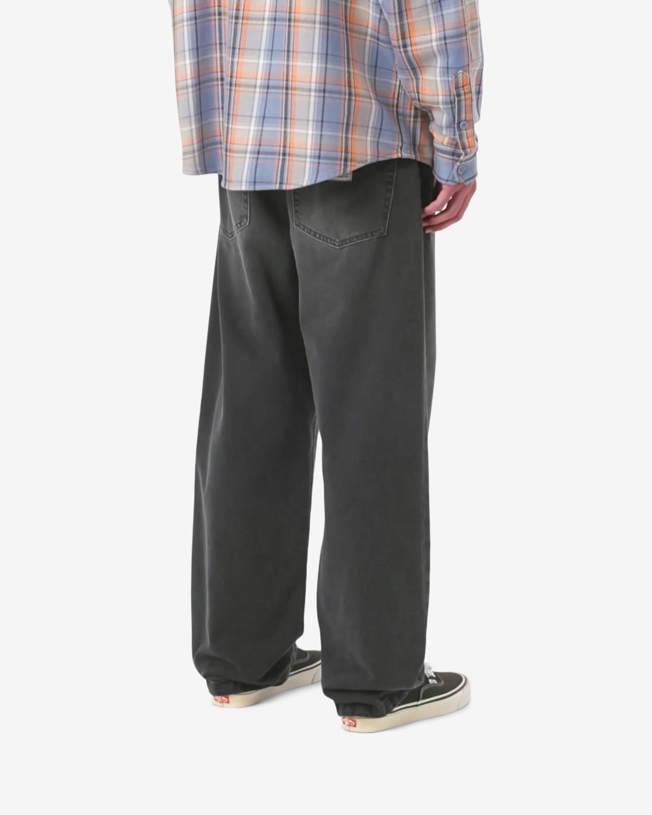 LANDON PANT - BLACK WORN BLEACHED