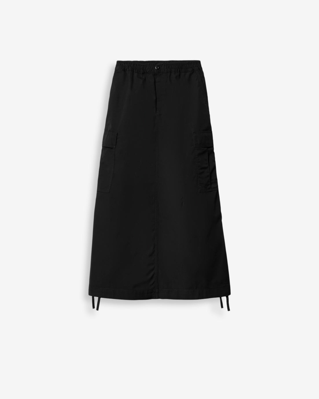 W' CARGO SKIRT LONG - BLACK