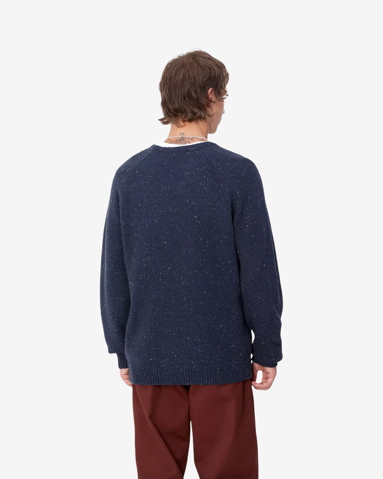 ANGLISTIC SWEATER - SPECKLED BLUE