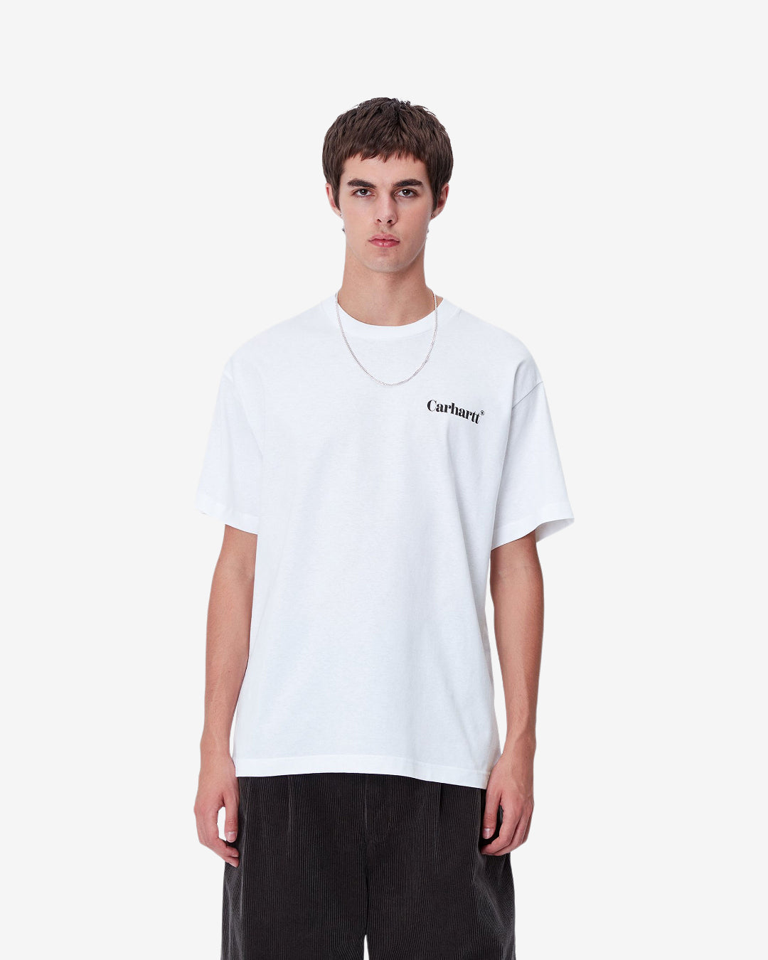 S/S FOLD DUCK T-SHIRT - WHITE