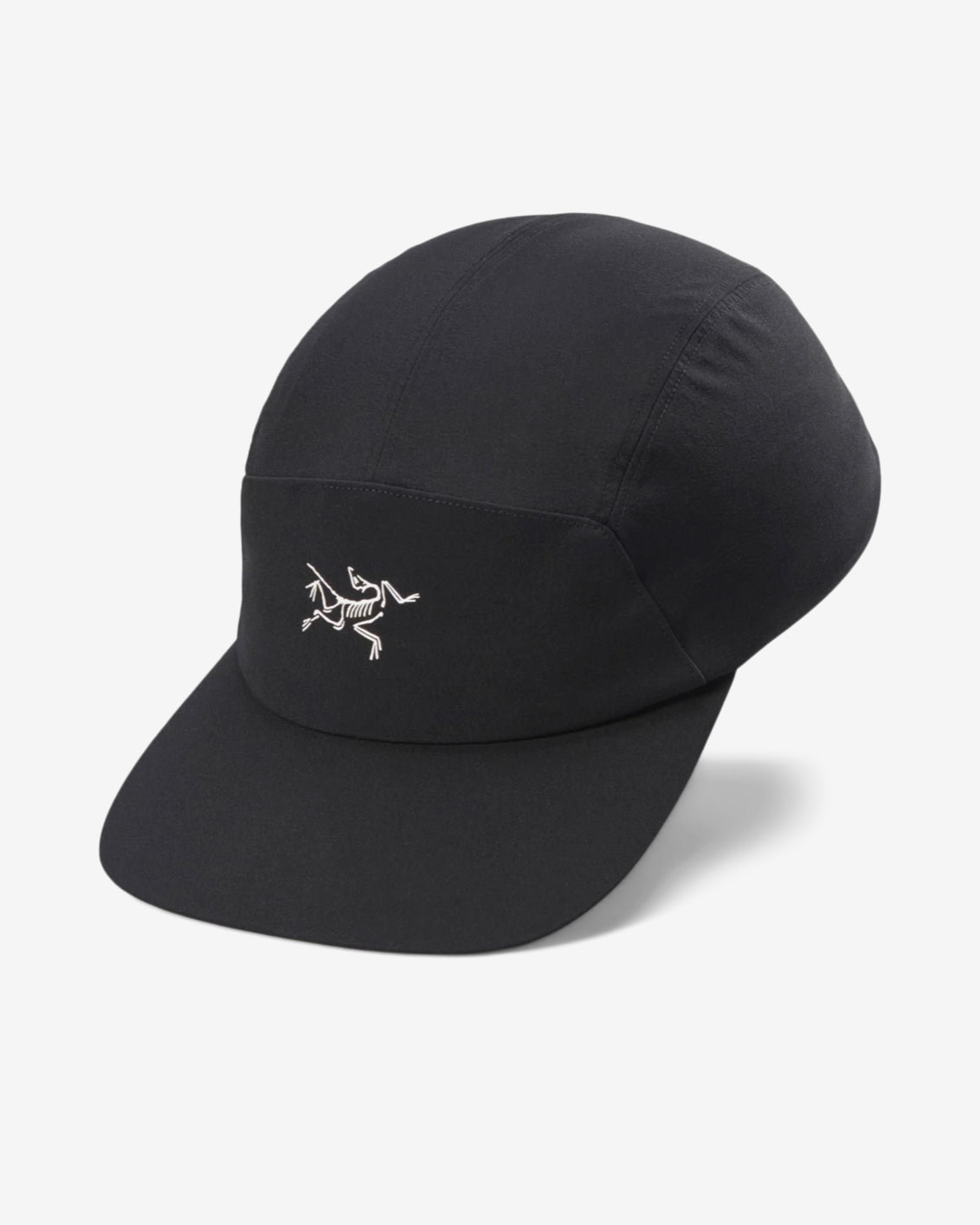 GAMMA 5 PANEL CAP - BLACK/ARCTIC SILK