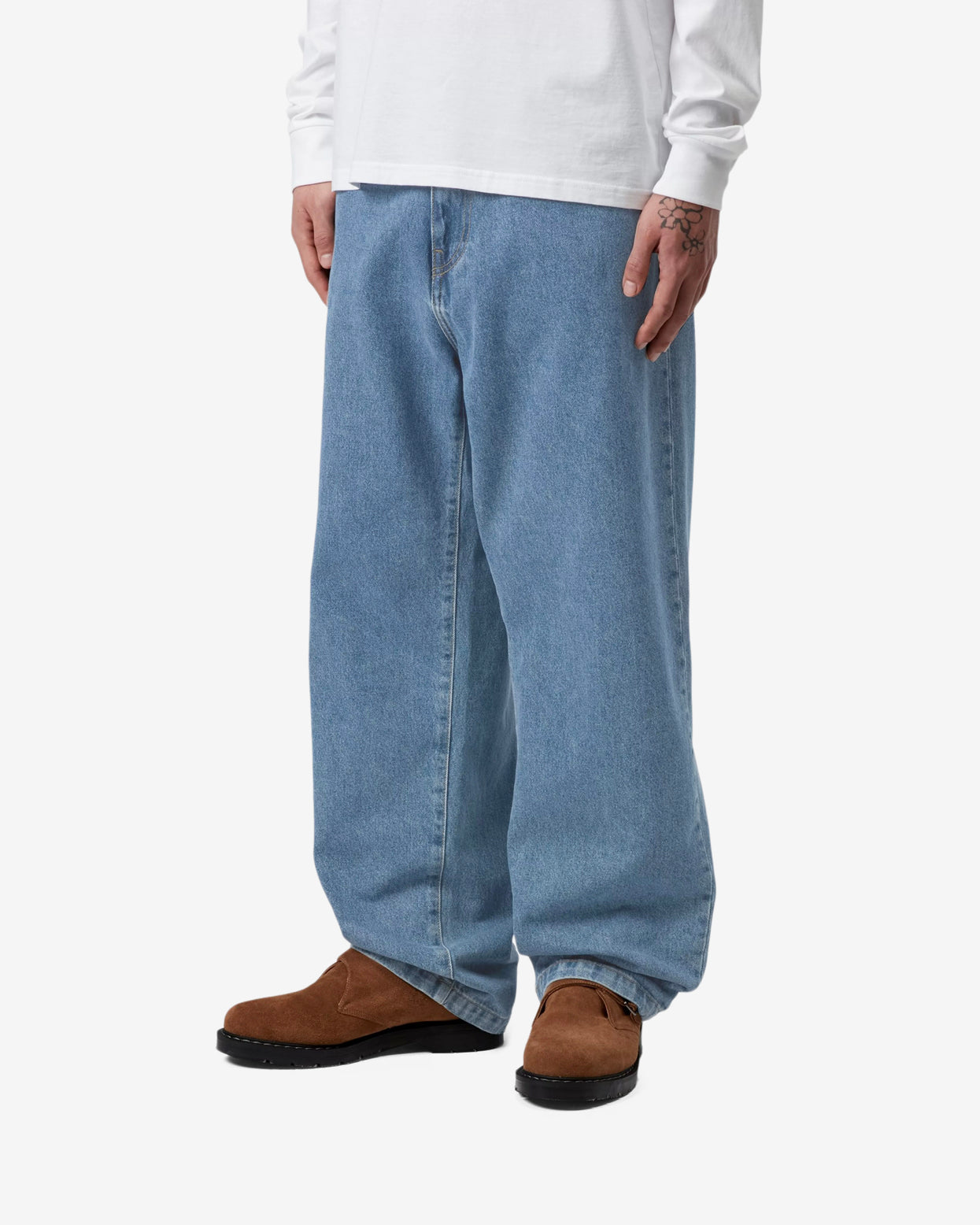 LANDON PANT - BLUE HEAVY STONE WASH