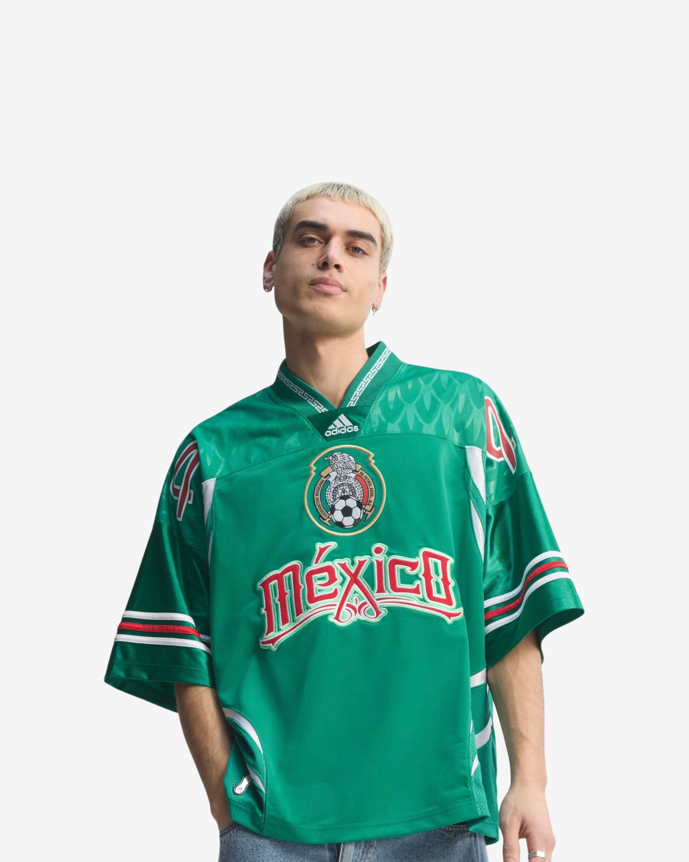 BRINGBACK REMIXED JERSEY MEXICO - BOLD GREEN/SCARLET