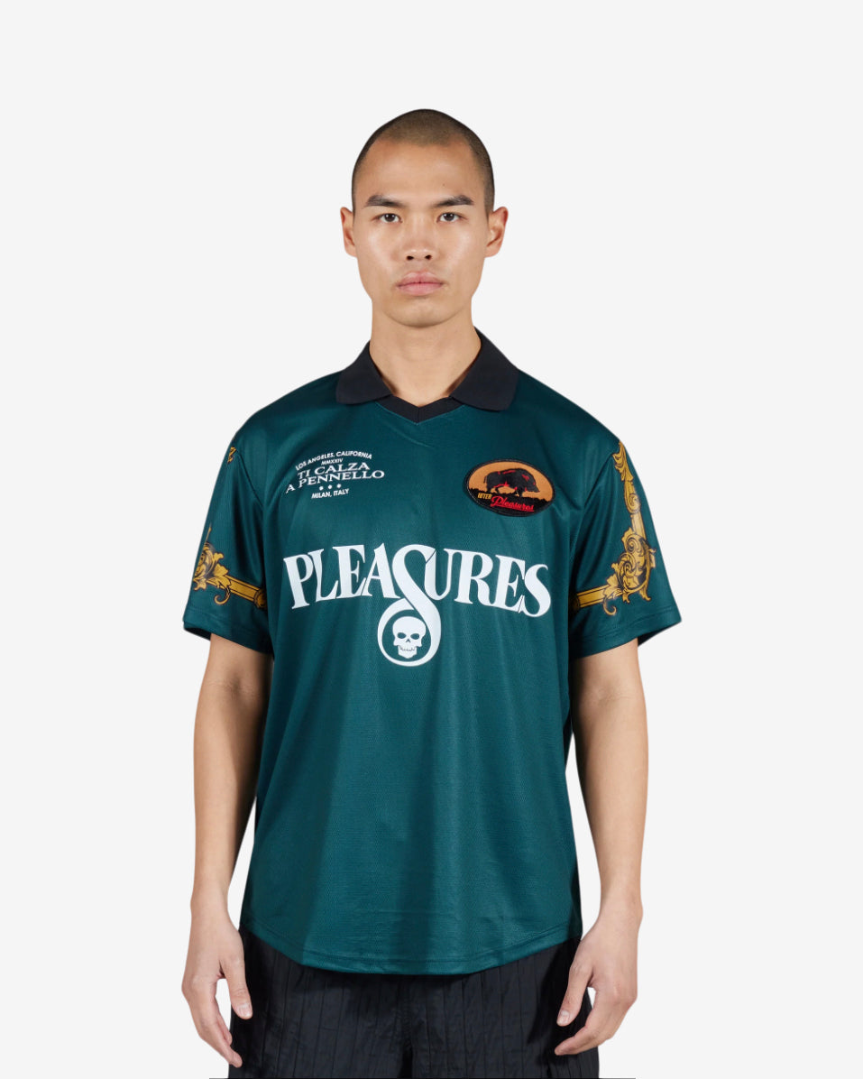 CARLO SOCCER JERSEY - DARK GREEN