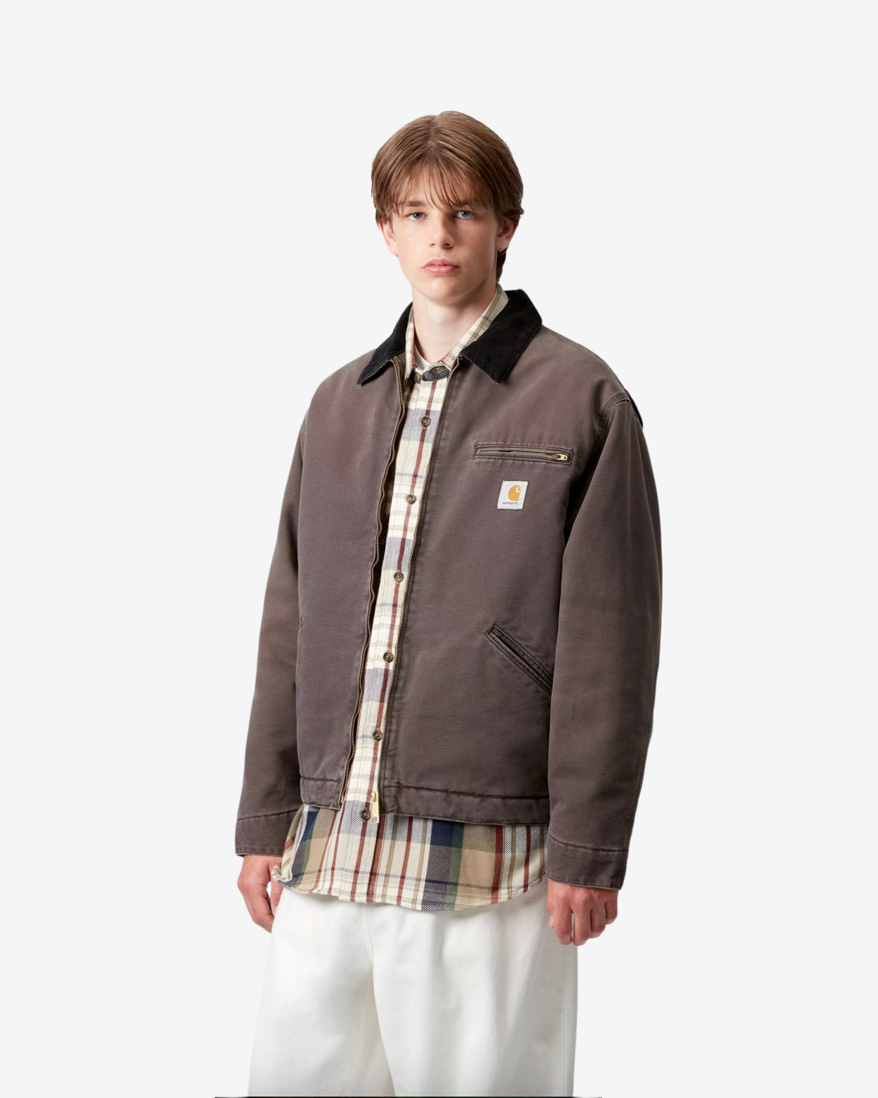 OG DETROIT JACKET - TOBACCO/BLACK STONE