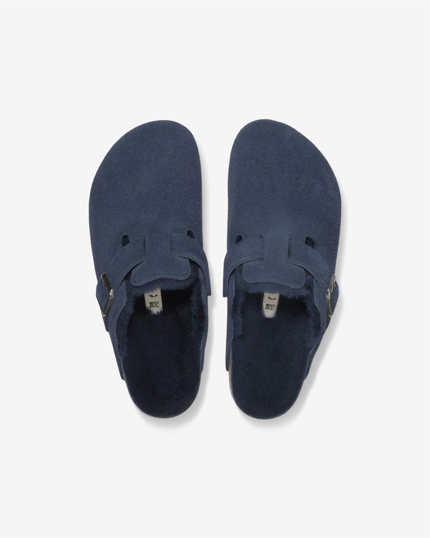 W BOSTON VL/ SHEARLING - NEW NAVY