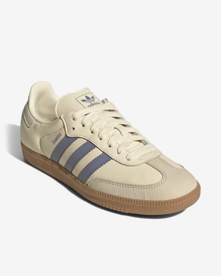 SAMBA OG W - CREAM WHITE/SILVER VIOLET