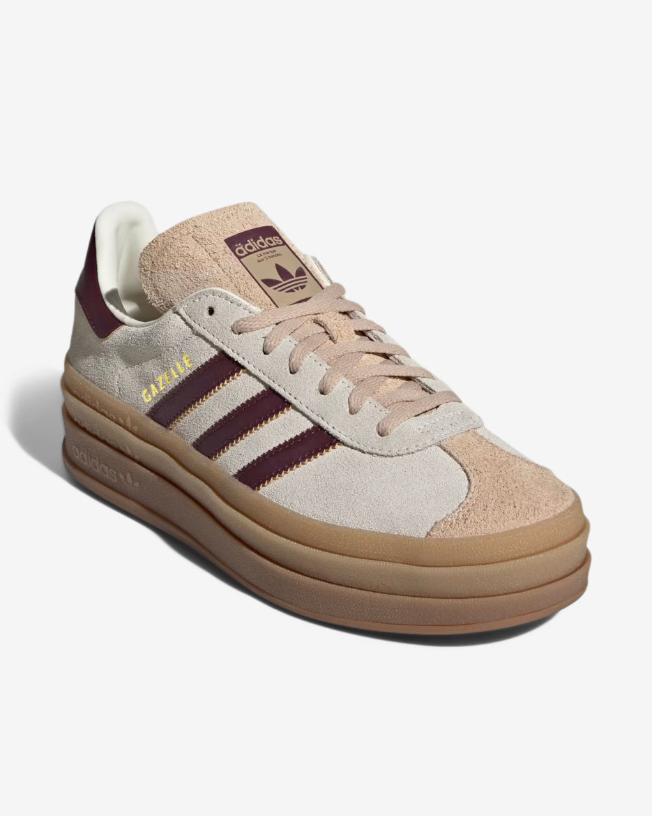 GAZELLE BOLD W - CREAM/MAROON