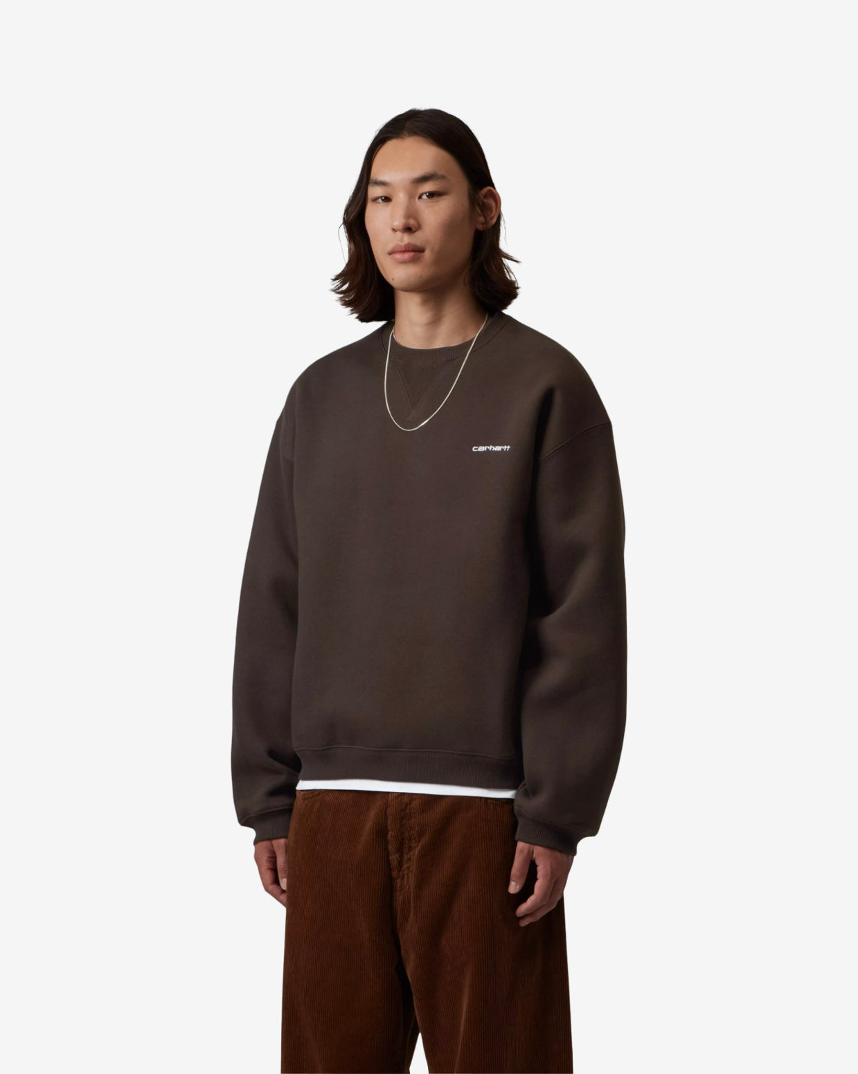 EBBERT SWEAT - TOBACCO/WHITE