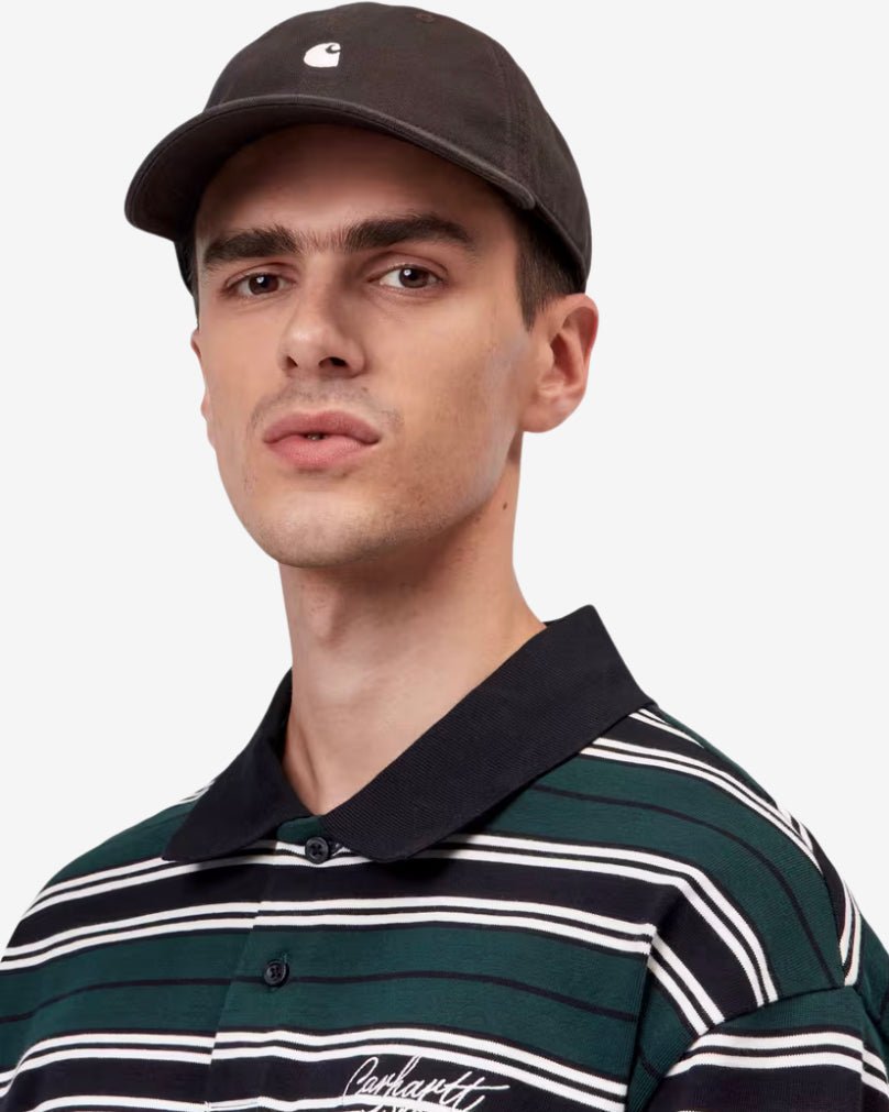 MADISON LOGO CAP - TOBACCO/WHITE