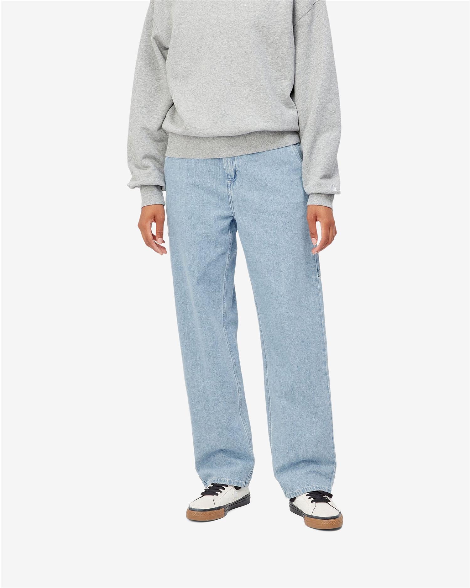 W' PIERCE PANT STRAIGHT - BLUE STONE