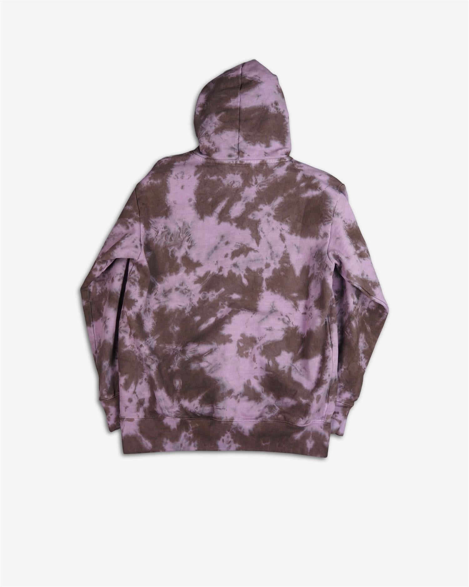 MARKET ARC HERBAL REMEDY TIE-DYE HOODIE - PURPLE/GRAY