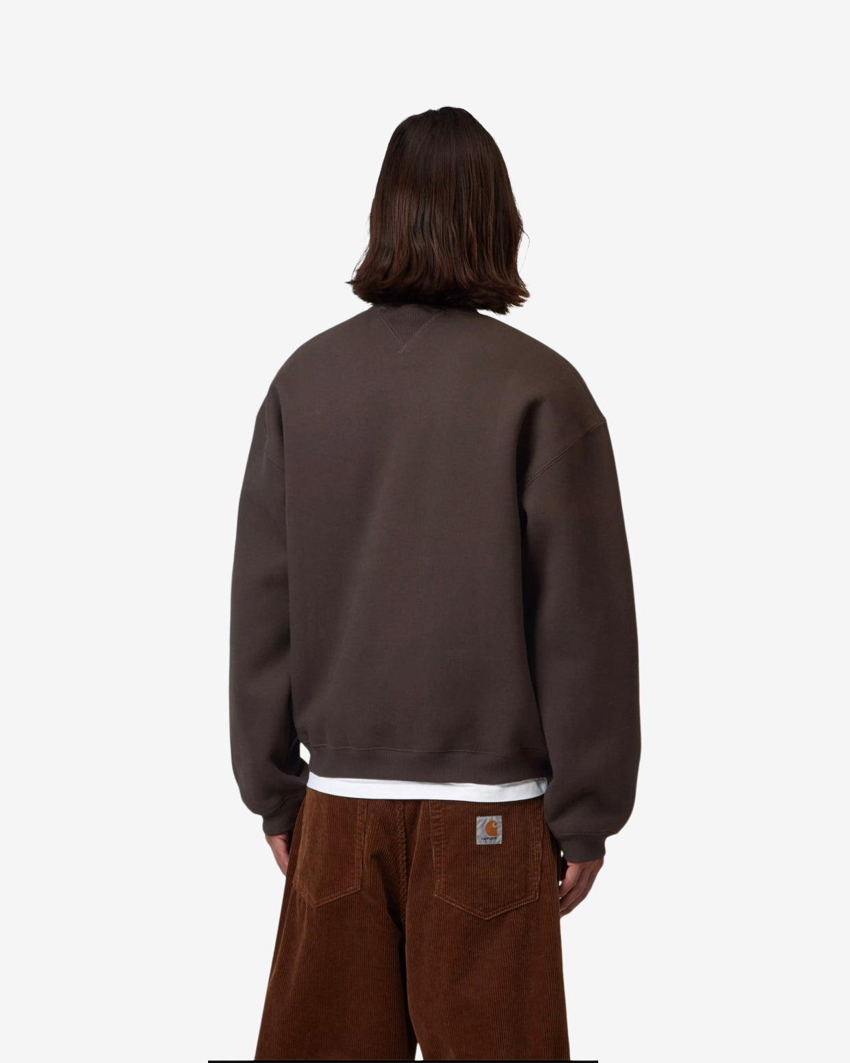 EBBERT SWEAT - TOBACCO/WHITE