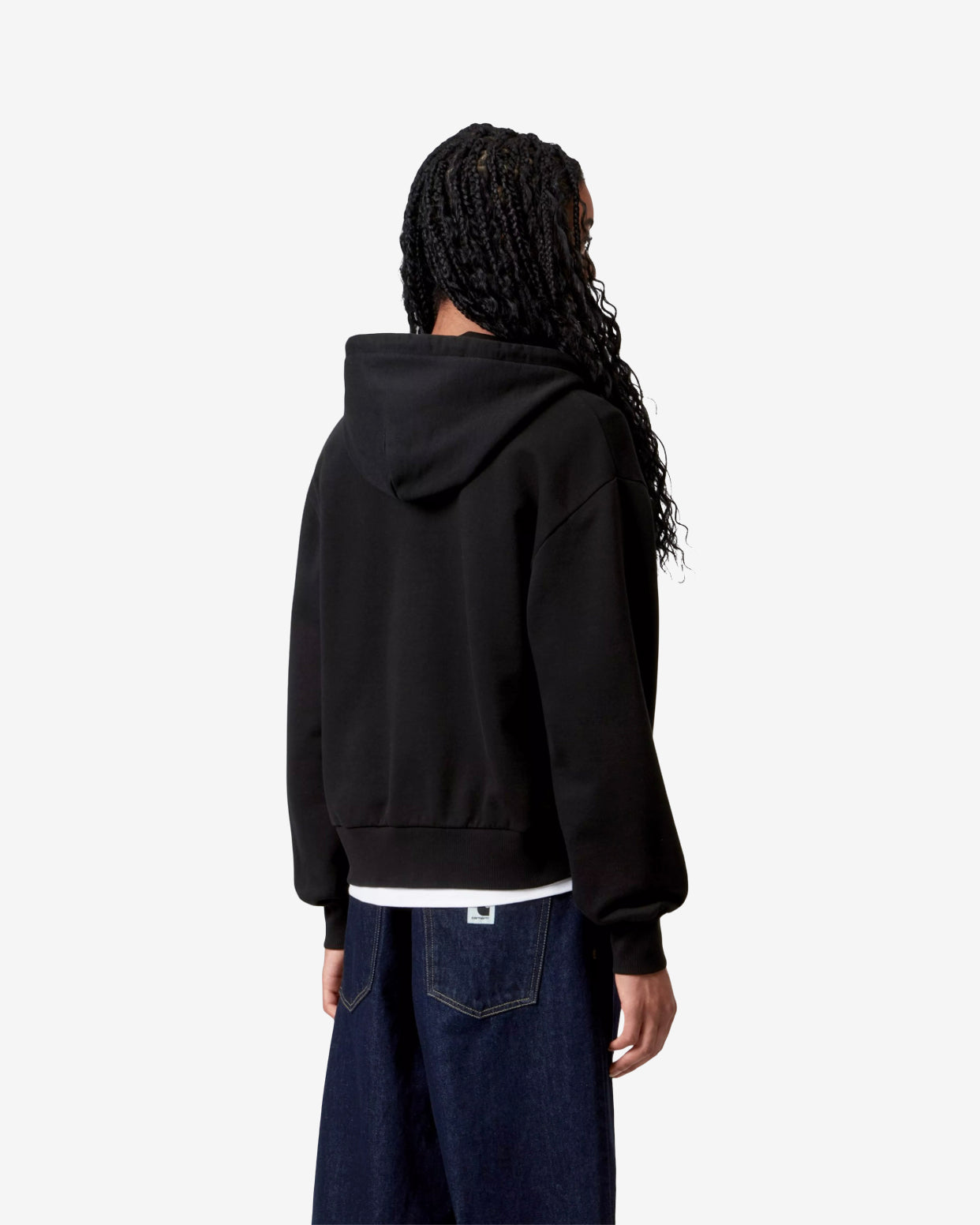 W' HOODED CASEY JACKET - BLACK