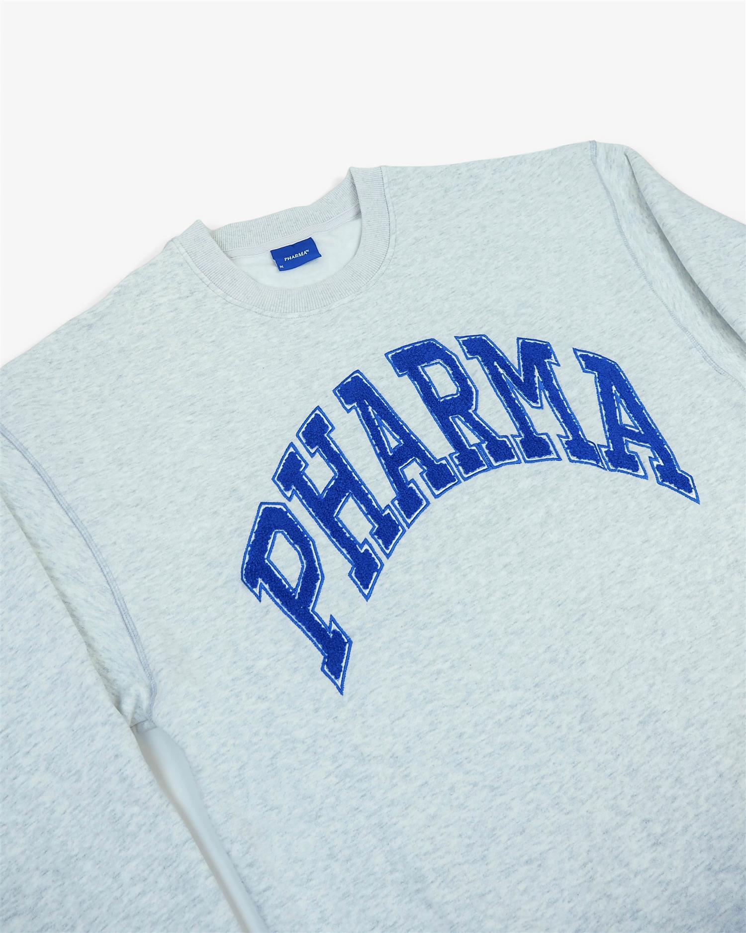 VARSITY CREW - GREY/BLUE