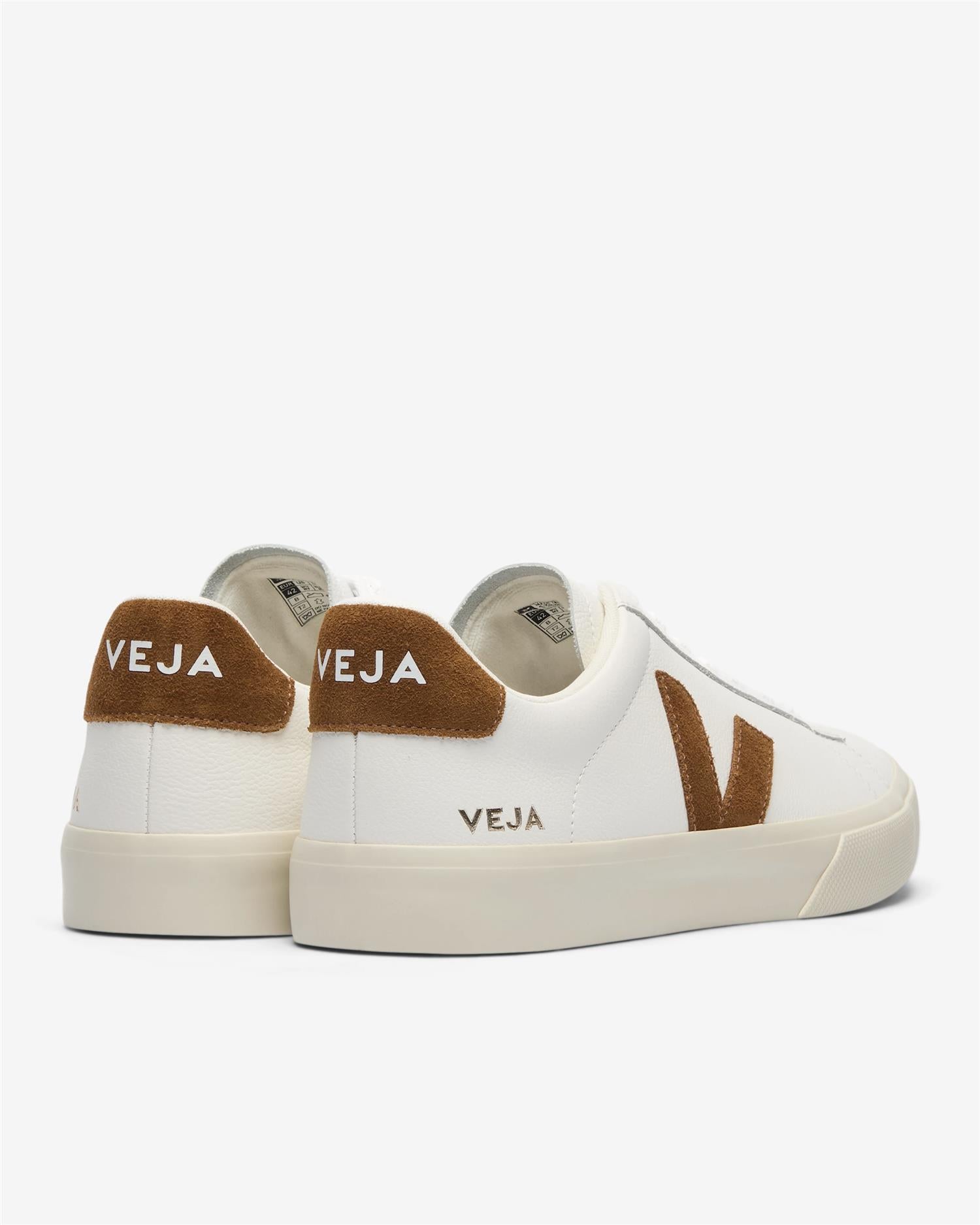 W CAMPO LEATHER - WHITE/COGNAC