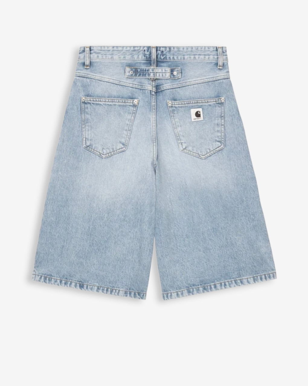 W' BELMONT SHORT - BLUE HEAVY WORN BLEACHED