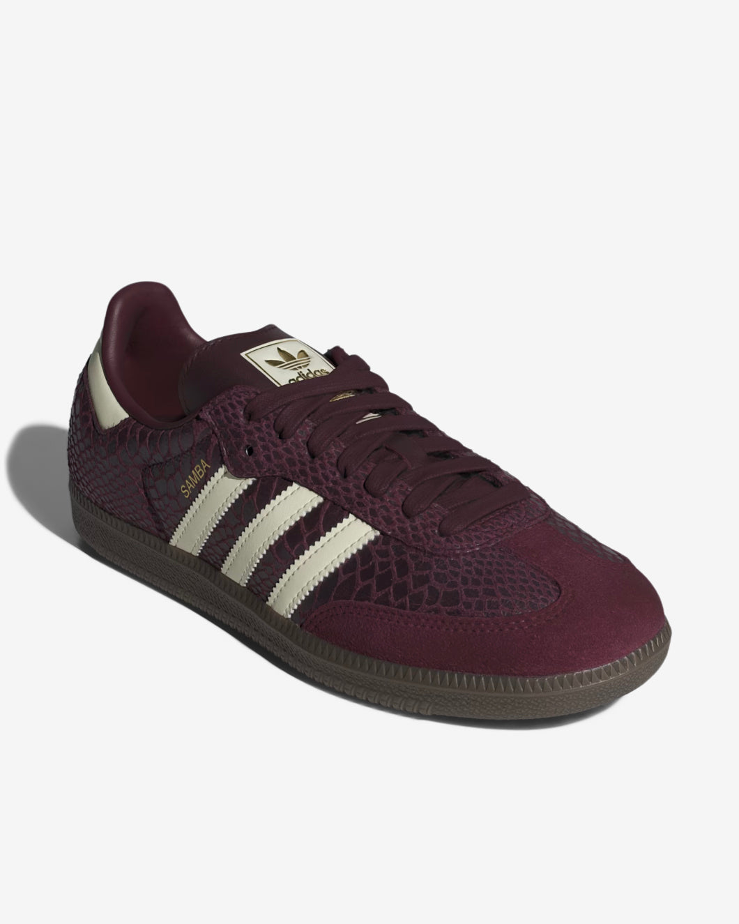 SAMBA OG W - MAROON SNAKE/WHITE