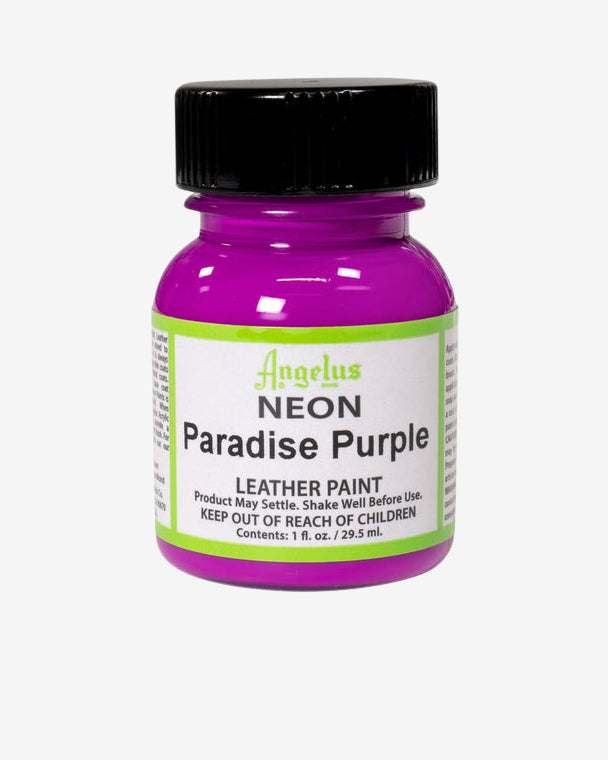 NEON LEATHER PAINT - PARADISE PURPLE