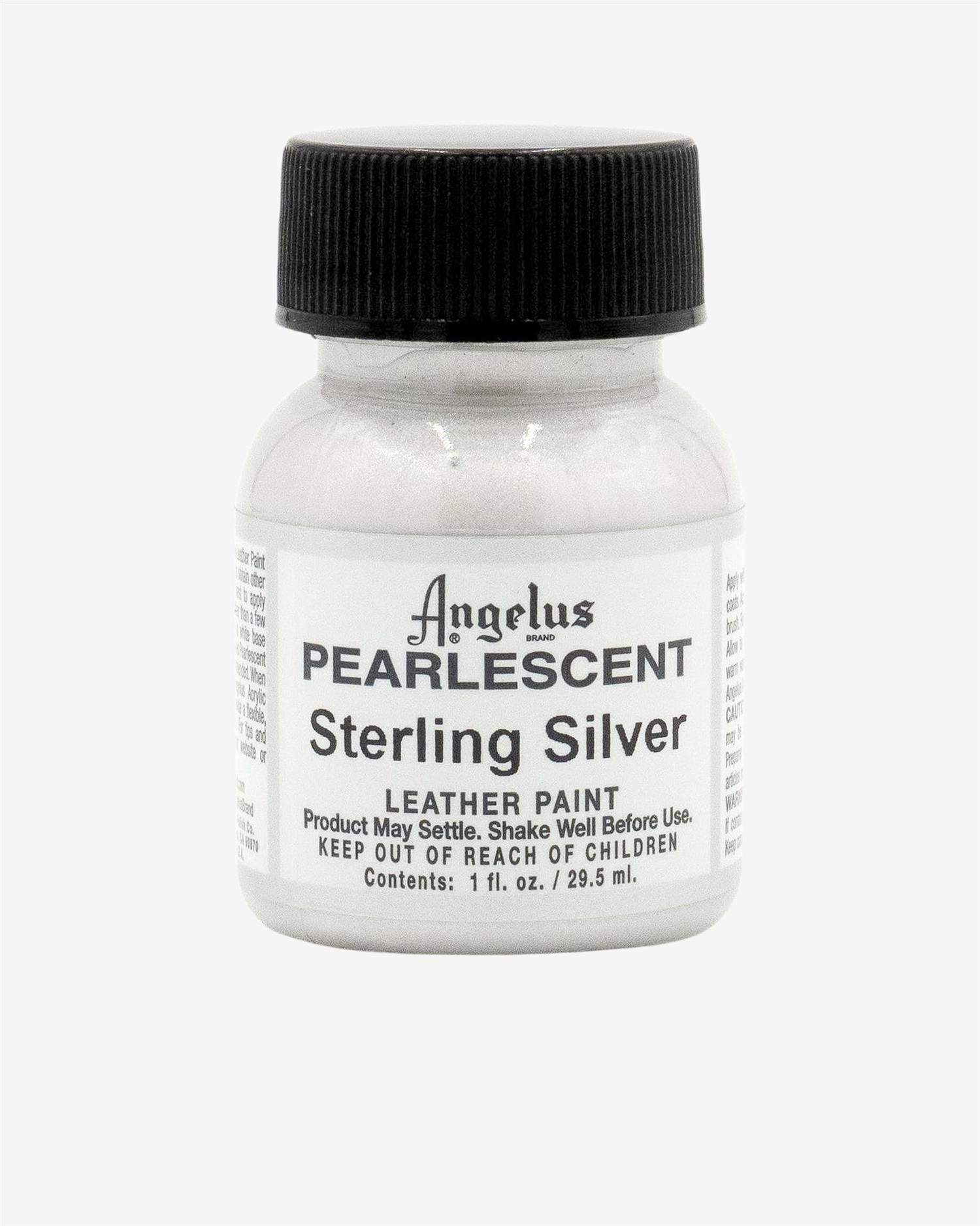 PEARLESCENT LEATHER PAINT - STERLING SILVER