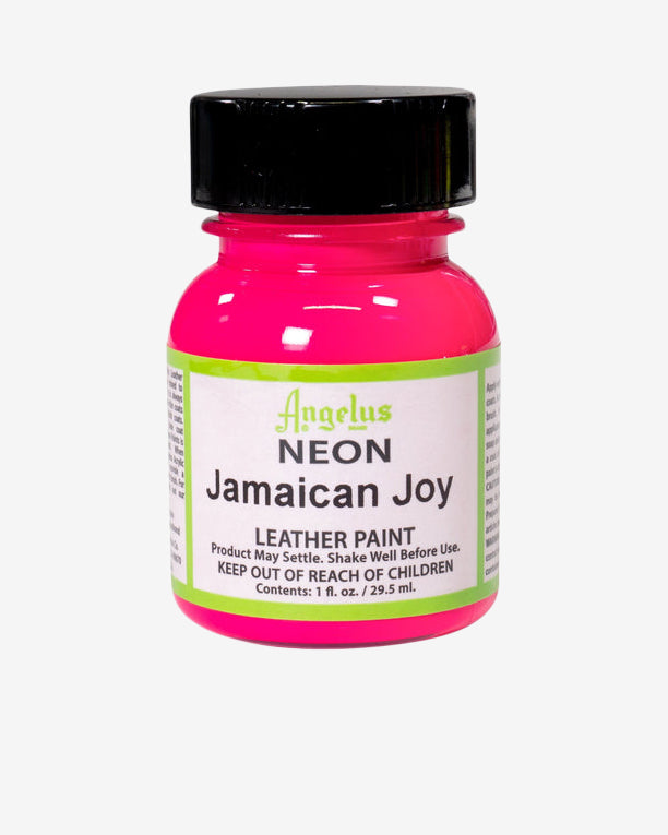 NEON LEATHER PAINT - JAMAICAN JOY