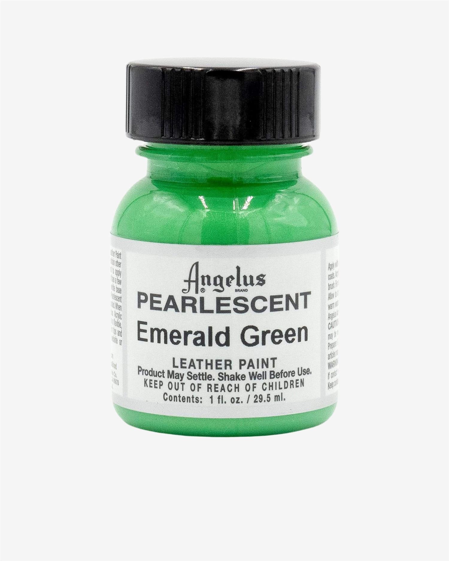 PEARLESCENT LEATHER PAINT - EMERALD GREEN