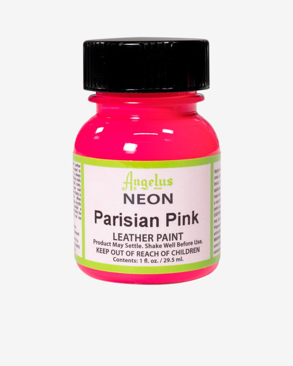 NEON LEATHER PAINT - PARISIAN PINK