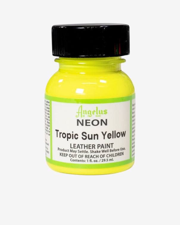 NEON LEATHER PAINT - TROPIC SUN YELLOW